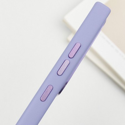 TPU чохол Bonbon Metal Style with MagSafe для Samsung Galaxy S24 Ultra Бузковий / Dasheen