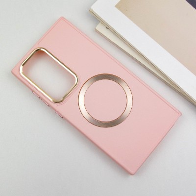 TPU чохол Bonbon Metal Style with MagSafe для Samsung Galaxy S24 Ultra Рожевий / Light Pink TPU чохол Bonbon Metal Style with MagSafe для Samsung Galaxy S24 Ultra Рожевий / Light Pink