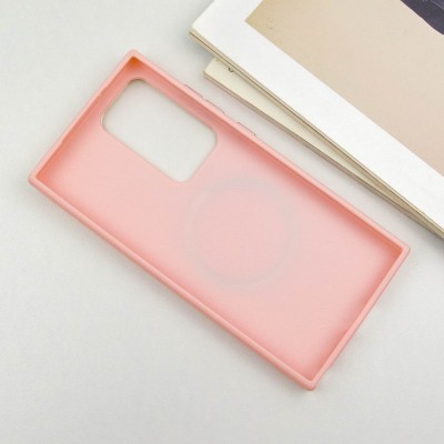 TPU чохол Bonbon Metal Style with MagSafe для Samsung Galaxy S24 Ultra Рожевий / Light Pink TPU чохол Bonbon Metal Style with MagSafe для Samsung Galaxy S24 Ultra Рожевий / Light Pink