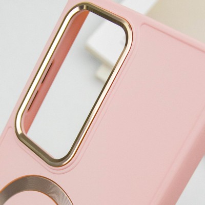 TPU чохол Bonbon Metal Style with MagSafe для Samsung Galaxy S24 Ultra Рожевий / Light Pink TPU чохол Bonbon Metal Style with MagSafe для Samsung Galaxy S24 Ultra Рожевий / Light Pink