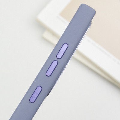 TPU чохол Bonbon Metal Style with MagSafe для Samsung Galaxy S24 Ultra Сірий / Lavender TPU чохол Bonbon Metal Style with MagSafe для Samsung Galaxy S24 Ultra Сірий / Lavender