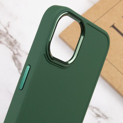 TPU чохол Bonbon Metal Style для Apple iPhone 12 Pro / 12 (6.1") Зелений / Army green TPU чохол Bonbon Metal Style для Apple iPhone 12 Pro / 12 (6.1") Зелений / Army green