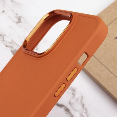 TPU чохол Bonbon Metal Style для Apple iPhone 13 Pro (6.1") Помаранчевий / Papaya TPU чохол Bonbon Metal Style для Apple iPhone 13 Pro (6.1") Помаранчевий / Papaya