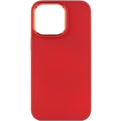 TPU чохол Bonbon Metal Style для Apple iPhone 13 Pro (6.1") Червоний / Red TPU чохол Bonbon Metal Style для Apple iPhone 13 Pro (6.1") Червоний / Red