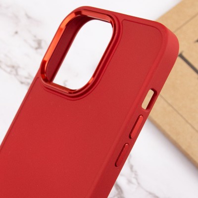 TPU чохол Bonbon Metal Style для Apple iPhone 13 Pro (6.1") Червоний / Red TPU чохол Bonbon Metal Style для Apple iPhone 13 Pro (6.1") Червоний / Red