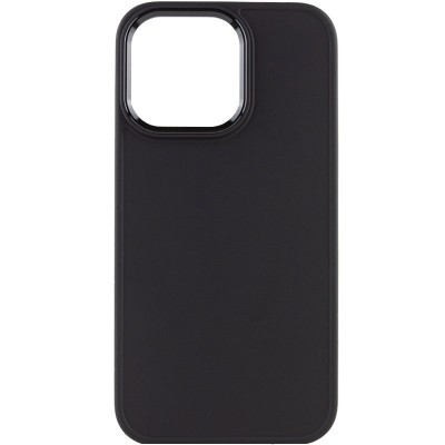 TPU чохол Bonbon Metal Style для Apple iPhone 13 Pro (6.1") Чорний / Black