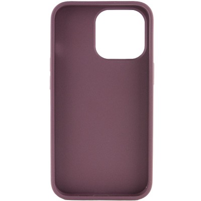 TPU чохол Bonbon Metal Style для Apple iPhone 13 Pro Max (6.7") Бордовий / Plum TPU чохол Bonbon Metal Style для Apple iPhone 13 Pro Max (6.7") Бордовий / Plum