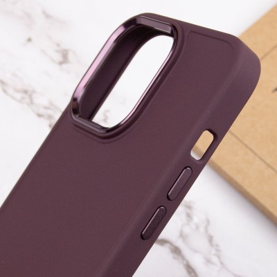 TPU чохол Bonbon Metal Style для Apple iPhone 13 Pro Max (6.7") Бордовий / Plum TPU чохол Bonbon Metal Style для Apple iPhone 13 Pro Max (6.7") Бордовий / Plum
