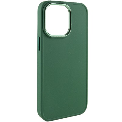 TPU чохол Bonbon Metal Style для Apple iPhone 13 Pro Max (6.7") Зелений / Army green TPU чохол Bonbon Metal Style для Apple iPhone 13 Pro Max (6.7") Зелений / Army green