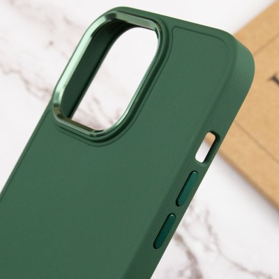 TPU чохол Bonbon Metal Style для Apple iPhone 13 Pro Max (6.7") Зелений / Army green TPU чохол Bonbon Metal Style для Apple iPhone 13 Pro Max (6.7") Зелений / Army green