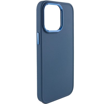 TPU чохол Bonbon Metal Style для Apple iPhone 13 Pro Max (6.7") Синій / Denim Blue TPU чохол Bonbon Metal Style для Apple iPhone 13 Pro Max (6.7") Синій / Denim Blue