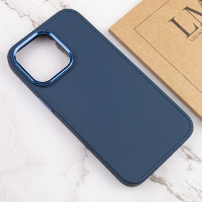 TPU чохол Bonbon Metal Style для Apple iPhone 13 Pro Max (6.7") Синій / Denim Blue TPU чохол Bonbon Metal Style для Apple iPhone 13 Pro Max (6.7") Синій / Denim Blue