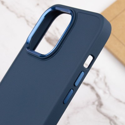 TPU чохол Bonbon Metal Style для Apple iPhone 13 Pro Max (6.7") Синій / Denim Blue TPU чохол Bonbon Metal Style для Apple iPhone 13 Pro Max (6.7") Синій / Denim Blue