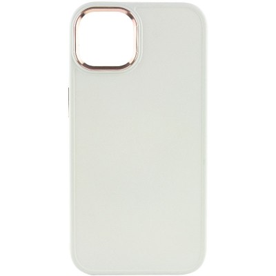 TPU чохол Bonbon Metal Style для Apple iPhone 14 (6.1") Білий / White TPU чохол Bonbon Metal Style для Apple iPhone 14 (6.1") Білий / White