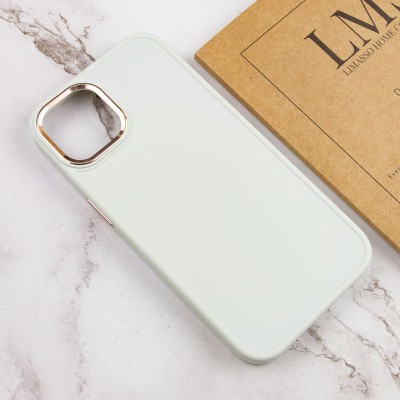 TPU чохол Bonbon Metal Style для Apple iPhone 14 (6.1") Білий / White TPU чохол Bonbon Metal Style для Apple iPhone 14 (6.1") Білий / White