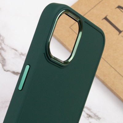 TPU чохол Bonbon Metal Style для Apple iPhone 14 Plus (6.7") Зелений / Pine green TPU чохол Bonbon Metal Style для Apple iPhone 14 Plus (6.7") Зелений / Pine green