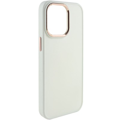 TPU чохол Bonbon Metal Style для Apple iPhone 14 Pro (6.1") Білий / White TPU чохол Bonbon Metal Style для Apple iPhone 14 Pro (6.1") Білий / White