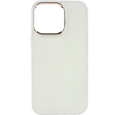 TPU чохол Bonbon Metal Style для Apple iPhone 14 Pro (6.1") Білий / White TPU чохол Bonbon Metal Style для Apple iPhone 14 Pro (6.1") Білий / White
