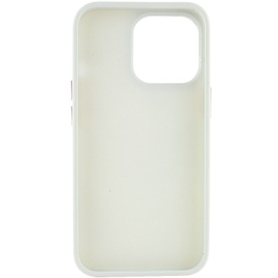 TPU чохол Bonbon Metal Style для Apple iPhone 14 Pro (6.1") Білий / White TPU чохол Bonbon Metal Style для Apple iPhone 14 Pro (6.1") Білий / White