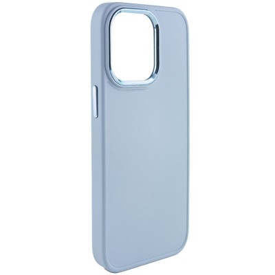 TPU чохол Bonbon Metal Style для Apple iPhone 14 Pro (6.1") Блакитний / Mist blue TPU чохол Bonbon Metal Style для Apple iPhone 14 Pro (6.1") Блакитний / Mist blue
