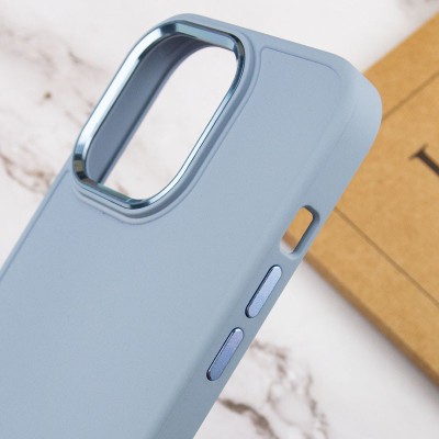 TPU чохол Bonbon Metal Style для Apple iPhone 14 Pro (6.1") Блакитний / Mist blue TPU чохол Bonbon Metal Style для Apple iPhone 14 Pro (6.1") Блакитний / Mist blue