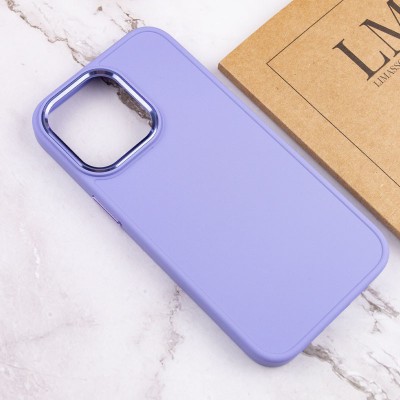 TPU чохол Bonbon Metal Style для Apple iPhone 14 Pro (6.1") Бузковий / Dasheen TPU чохол Bonbon Metal Style для Apple iPhone 14 Pro (6.1") Бузковий / Dasheen