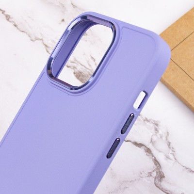 TPU чохол Bonbon Metal Style для Apple iPhone 14 Pro (6.1") Бузковий / Dasheen TPU чохол Bonbon Metal Style для Apple iPhone 14 Pro (6.1") Бузковий / Dasheen