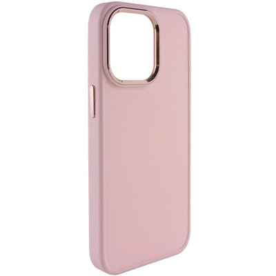 TPU чохол Bonbon Metal Style для Apple iPhone 14 Pro (6.1") Рожевий / Light pink TPU чохол Bonbon Metal Style для Apple iPhone 14 Pro (6.1") Рожевий / Light pink