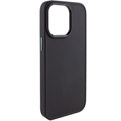 TPU чохол Bonbon Metal Style для Apple iPhone 14 Pro (6.1") Чорний / Black TPU чохол Bonbon Metal Style для Apple iPhone 14 Pro (6.1") Чорний / Black