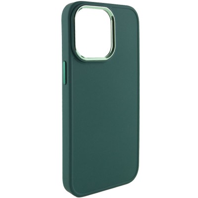 TPU чохол Bonbon Metal Style для Apple iPhone 14 Pro Max (6.7") Зелений / Pine green TPU чохол Bonbon Metal Style для Apple iPhone 14 Pro Max (6.7") Зелений / Pine green