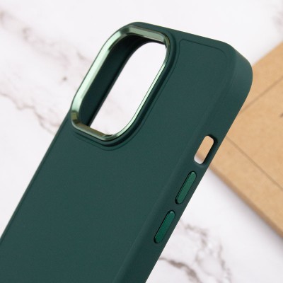 TPU чохол Bonbon Metal Style для Apple iPhone 14 Pro Max (6.7") Зелений / Pine green TPU чохол Bonbon Metal Style для Apple iPhone 14 Pro Max (6.7") Зелений / Pine green