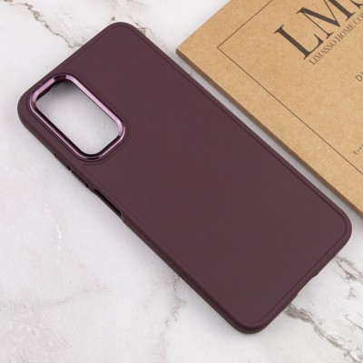 TPU чохол Bonbon Metal Style для Samsung Galaxy A54 5G Бордовий / Plum TPU чохол Bonbon Metal Style для Samsung Galaxy A54 5G Бордовий / Plum
