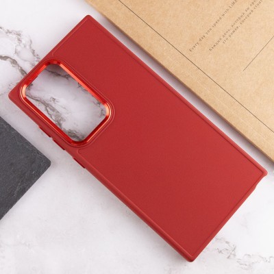 TPU чохол Bonbon Metal Style для Samsung Galaxy S23 Ultra Червоний / Red TPU чохол Bonbon Metal Style для Samsung Galaxy S23 Ultra Червоний / Red