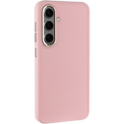TPU чохол Bonbon Metal Style для Samsung Galaxy S23+ Рожевий / Light pink