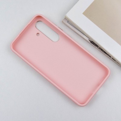 TPU чохол Bonbon Metal Style для Samsung Galaxy S23+ Рожевий / Light pink