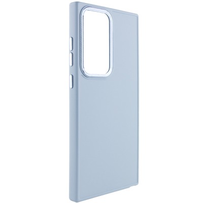 TPU чохол Bonbon Metal Style для Samsung Galaxy S24 Ultra Блакитний / Mist blue TPU чохол Bonbon Metal Style для Samsung Galaxy S24 Ultra Блакитний / Mist blue