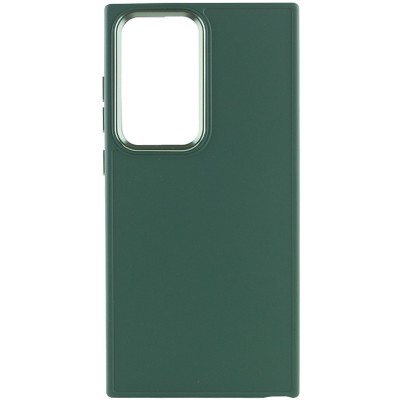 TPU чохол Bonbon Metal Style для Samsung Galaxy S24 Ultra Зелений / Army green TPU чохол Bonbon Metal Style для Samsung Galaxy S24 Ultra Зелений / Army green