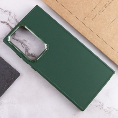 TPU чохол Bonbon Metal Style для Samsung Galaxy S24 Ultra Зелений / Army green TPU чохол Bonbon Metal Style для Samsung Galaxy S24 Ultra Зелений / Army green