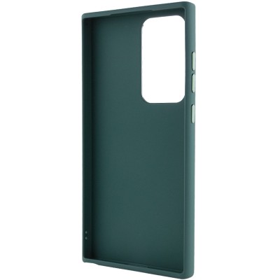 TPU чохол Bonbon Metal Style для Samsung Galaxy S24 Ultra Зелений / Pine green TPU чохол Bonbon Metal Style для Samsung Galaxy S24 Ultra Зелений / Pine green