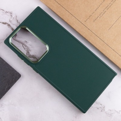 TPU чохол Bonbon Metal Style для Samsung Galaxy S24 Ultra Зелений / Pine green TPU чохол Bonbon Metal Style для Samsung Galaxy S24 Ultra Зелений / Pine green
