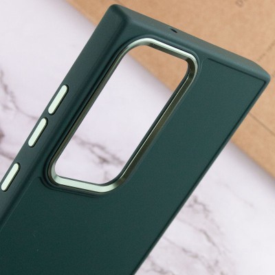 TPU чохол Bonbon Metal Style для Samsung Galaxy S24 Ultra Зелений / Pine green TPU чохол Bonbon Metal Style для Samsung Galaxy S24 Ultra Зелений / Pine green