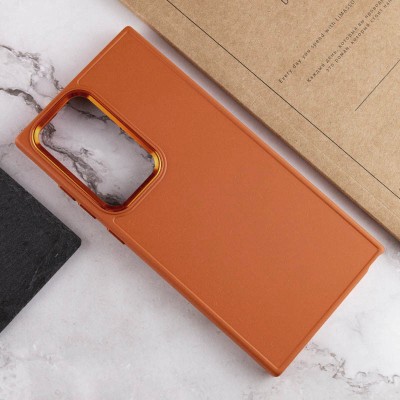 TPU чохол Bonbon Metal Style для Samsung Galaxy S24 Ultra Помаранчевий / Papaya TPU чохол Bonbon Metal Style для Samsung Galaxy S24 Ultra Помаранчевий / Papaya