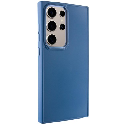 TPU чохол Bonbon Metal Style для Samsung Galaxy S24 Ultra Синій / Denim Blue TPU чохол Bonbon Metal Style для Samsung Galaxy S24 Ultra Синій / Denim Blue