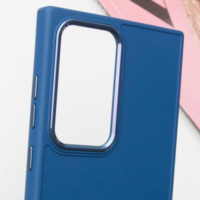 TPU чохол Bonbon Metal Style для Samsung Galaxy S24 Ultra Синій / Denim Blue TPU чохол Bonbon Metal Style для Samsung Galaxy S24 Ultra Синій / Denim Blue