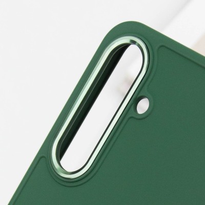 TPU чохол Bonbon Metal Style для Samsung Galaxy S24 Зелений / Army green TPU чохол Bonbon Metal Style для Samsung Galaxy S24 Зелений / Army green