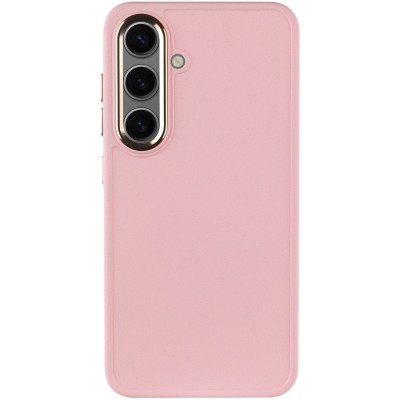 TPU чохол Bonbon Metal Style для Samsung Galaxy S24 Рожевий / Light pink