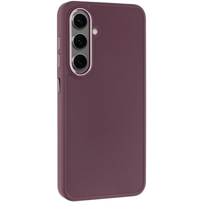 TPU чохол Bonbon Metal Style для Samsung Galaxy S24+ Бордовий / Plum TPU чохол Bonbon Metal Style для Samsung Galaxy S24+ Бордовий / Plum