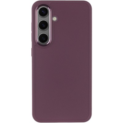 TPU чохол Bonbon Metal Style для Samsung Galaxy S24+ Бордовий / Plum TPU чохол Bonbon Metal Style для Samsung Galaxy S24+ Бордовий / Plum