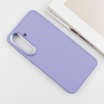 TPU чохол Bonbon Metal Style для Samsung Galaxy S24+ Бузковий / Dasheen TPU чохол Bonbon Metal Style для Samsung Galaxy S24+ Бузковий / Dasheen