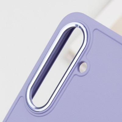 TPU чохол Bonbon Metal Style для Samsung Galaxy S24+ Бузковий / Dasheen TPU чохол Bonbon Metal Style для Samsung Galaxy S24+ Бузковий / Dasheen